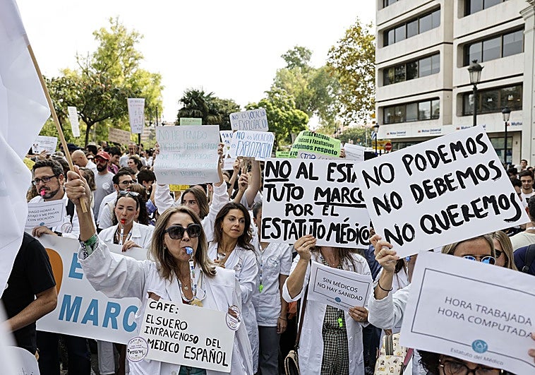 La huelga de médicos comprometerá la asistencia toda la semana que viene en medio del aumento de la gripe